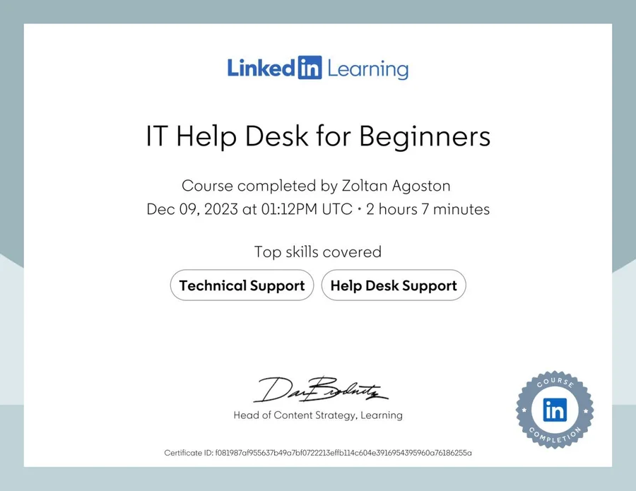 IT Help Desk