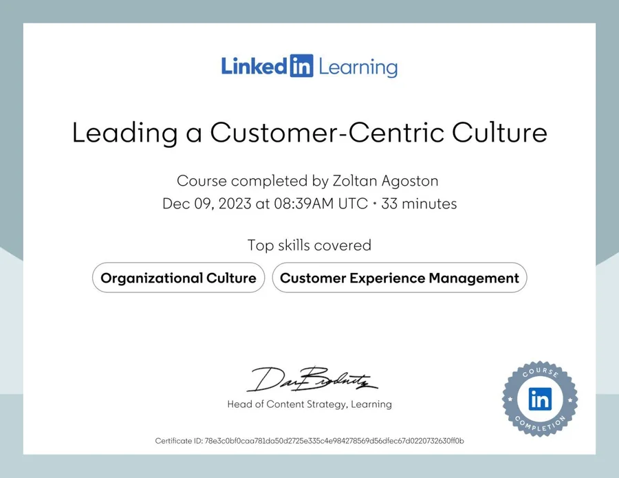 Leading a Customer-Centric Culture