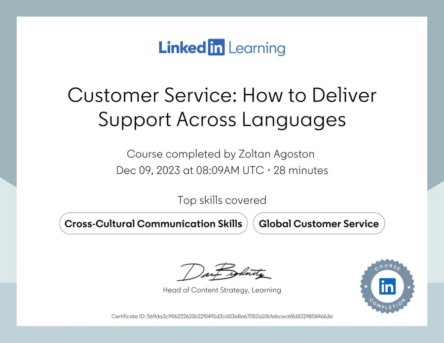 Support Across Languages