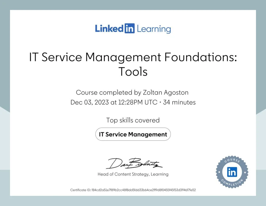 IT Service Management Foundation